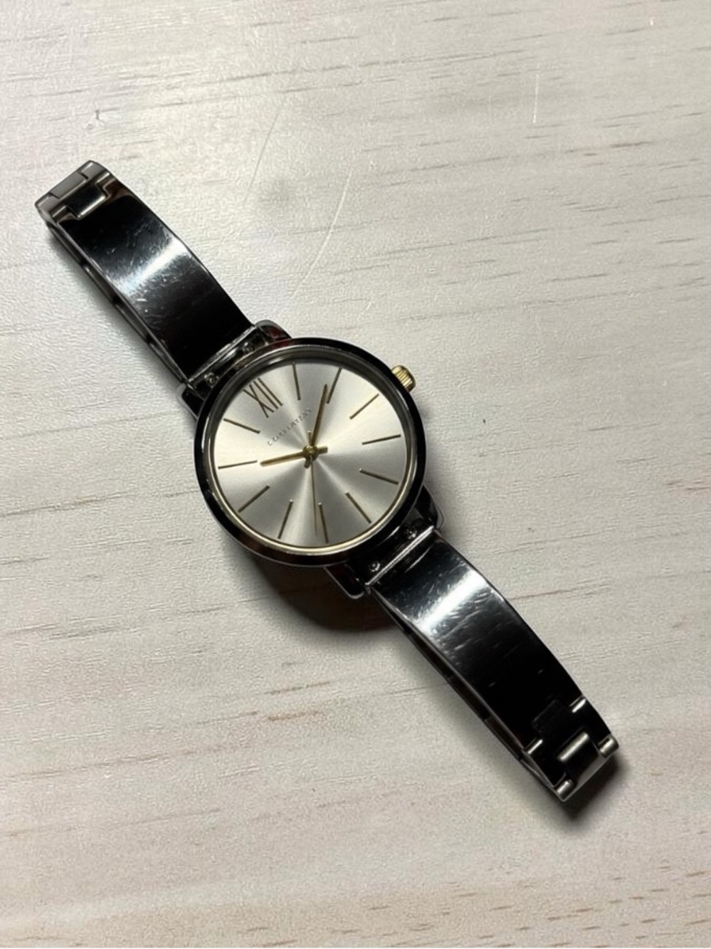 Anne Klein Silver Stainless Steel Bracelet Watch